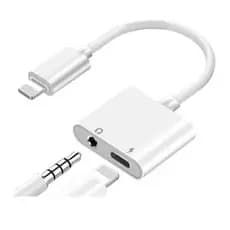 Adaptador para Fone de Ouvido e Carregador Lightning / P2 Kapbom KA-F05