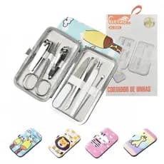 Kit  de Unhas 07 em 1 Conjunto de Manicure Pedicure de Aço Inoxidável Eletromex EL-1551