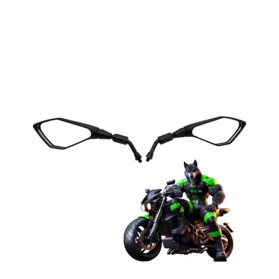 Retrovisor Kawasaki Z400/par Fixo Rosca Yamaha TODAS
