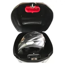 Baú para moto Awa Proos 29 Litros Original com Base Para Fixação COM ENGATE RÁPIDO REMOVÍVEL