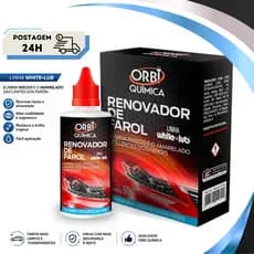 Orbi Renovador de Faróis Farol Remove o Amarelamento e o Aparência Fosca Revitalizante 50ml