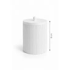 Porta Cotonetes Algodão organizador para penteadeira, banheiro, lavabo, escritório, estante, quarto