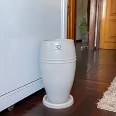 Vaso Decorativo Egípcio 45x23 para Plantas Grande Polietileno Leve Resistente Casa Jardim