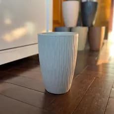 Vaso Coluna Boreal 27cm Decorativo para Plantas | Polietileno Luxo Resistente Leve Jardim Sala 27x19