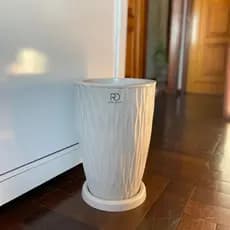 Vaso Coluna Boreal 40cm  para Plantas Jardim Sala Luxo Decorativo Resistente