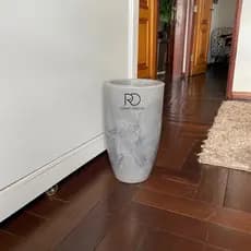 Vaso de Polietileno para Plantas Ibiza 40x24 Decorativo Moderno Interno e Externo