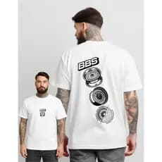 Camiseta Streetwear Rodas BBS Automotiva Carro Rebaixado Algodão Premium