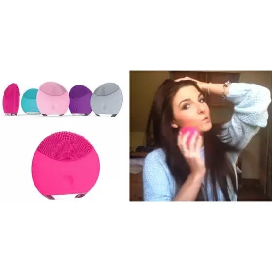 Limpeza Facial Profissional Massageador Limpeza Profunda Cor:Rosa