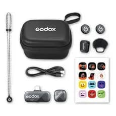 Microfone Godox Cube 2,4g Semfio Compatível C Iphone Cube-sl Kit1 Lightning