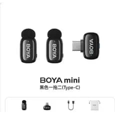 Microfone Lapela Boya Boyamini-23 Android E Iphone 15/16