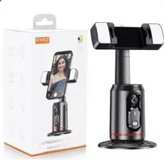 A'gold Suporte Gimbal De Mesa Celular Rastreio de Rosto com Luz Led Controle Bluetooth