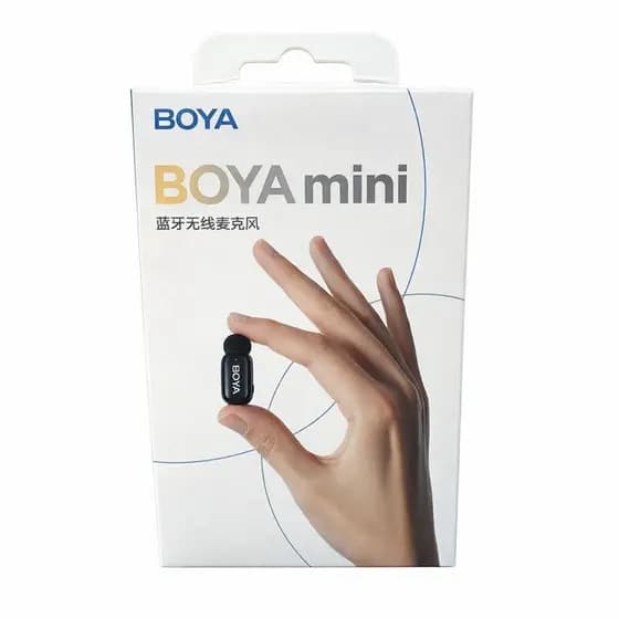 Microfone Sem Fio Boya Boya Mini-bluetooth Preto