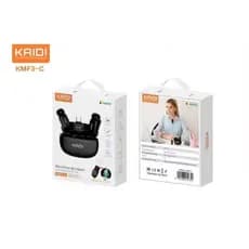 Microfone Lapela Sem Fio com Mudança de Voz por Inteligência Artificial kmf3