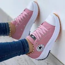 Só Hoje Tenis Feminino Plataforma Estrela Star Blogueirinha Run 2.0 Super Leve