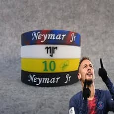 Seleção Nacional de Futebol Brasil No. Pulseira Esportiva Brilhante e Assinatura Nemal 10 Estrelas