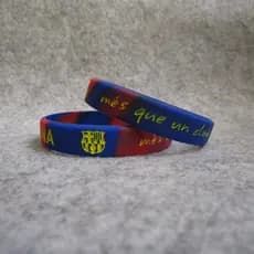 Pulseira de Silicone trançada exclusiva, clube