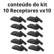 Kit 10 Receptor Vivensis VX10 SATHD Nova Parabolica Digital