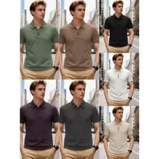 Camisa Polo Masculina Premium Manga Curta Casual Elegante