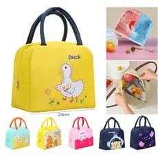 Bolsa Térmica Infantil Lancheira Escolar Marmita Com Estampas Animais