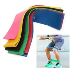 Kit 5 Elástico para Exercícios Original  Mini Band Elástico de Exercício Crossfit Fisioterapía