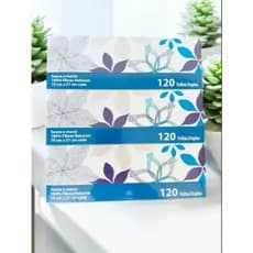 Lenço De Papel - Pack 3 Caixa Com 120 Folhas