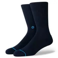 Meia  Cano Longo Algodão Stance Incon Azul Dark Unissex