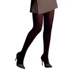 Meia Calça Fio 80 Feminino Opaca Inverno Preto Selene
