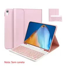 capa com teclado iluminado para iPad 10 11 Geração, air4 air5, mini 1 2 3 4 5 6, 2018-2024 ipad pro 11inch
