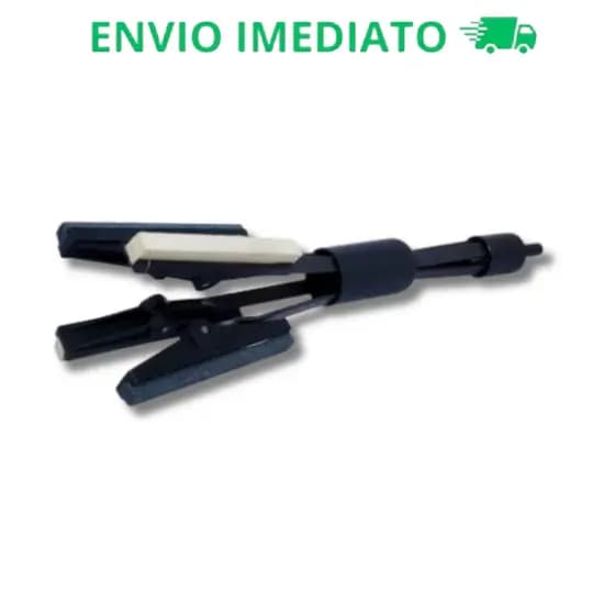 Brunidor De Camisa Profissional De Cilindro 70 A 150mm Com Feltro E Pedra