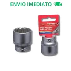 Soquete Estriado Curto 1/2 X 32mm Corneta Profissional