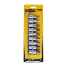 Jogo de pito Soquetes Allen 1/2 Chave 9 Peças 4 A 17mm Rotta376