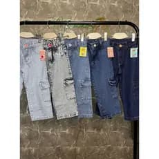Luz Moda Infantil - Wide Leg/Calça Larga Baggy Cargo Básica Infantil Para a Escola -  Conforto e Estilo