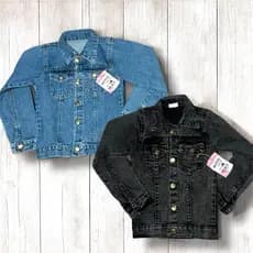 Luz Moda Infantil - Jaqueta Casaco Jeans Unissex Infantil - Conforto e Estilo