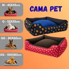 Cama Para Cachorro  Grande 100x80cm Caminha Pet Casinha Impermeável Cachorro