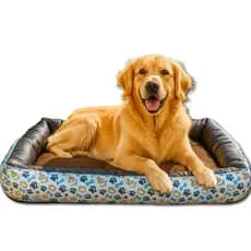 Cama Pet 100x80cm Macia Xg Extra Grande Antialérgico Dog Fofo Cachorro Confortável