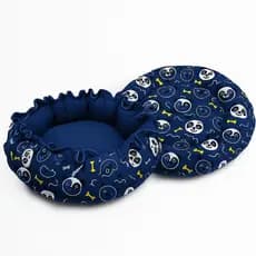 Cama Para Cachorro 80cm Pet Redonda Grande Caminha Casinha