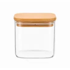 Pote de Vidro Retangular 650ML Transparente Kobe