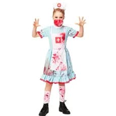 Fantasia Nancy Zumbi Infantil Halloween Festa a Fantasia Tamanho  M Infantil