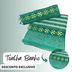 Toalhas De Banho Jacquard Estampada 0,70 X 1,40CM Luxo