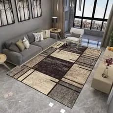 Tapete Estampado Belga  2,00 x 1,40m Para Sala Quarto De Luxo