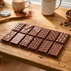 forma de silicone, chocolate, confeitaria, pascoa, altas temperaturas, 12 moldes, resistente