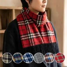 Cachecol Xadrez Unissex 150x30cm – Estilo, Clássico, Conforto, Inverno