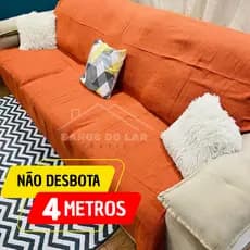 Manta para Sofá 4,00x1,80 King Size Gigante Capa de Sofa Cama Grande de 2 e 3 Lugares Tecido Grosso