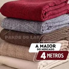 Manta para Sofá e Cama 4,00x1,80 Gigante Capa Protetor Sofa Retratil 2 e 3 Lugares Grande Terracota