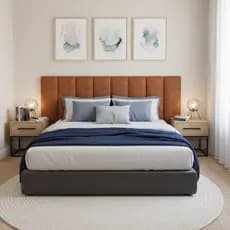 Kit Cabeceiras Estofada Modulada De Cama Queen Box Casal Queen King - Decoração Sala Quarto Luxo