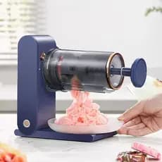 Maquina de Sorvete Raspadinha de Gelo Smoothie Recarregável Sobremesa