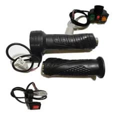 Acelerador completo Bicicleta Eletrica Sousa 350w L/d Original Novo par manopla mais botoes