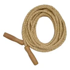 Corda De Pular Sisal Natural Para Exercício Grupo 8mm X 10m Natural