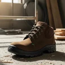 Botina bota De Segurança Nobuck Bico De Pvc ecosafety CA CA 40677 Epi