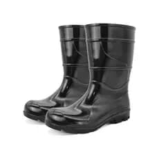 Galocha Feminina Masculina Bota de Borracha Chuva Motoqueiro Cano Médio Com Ca Antiderrapante